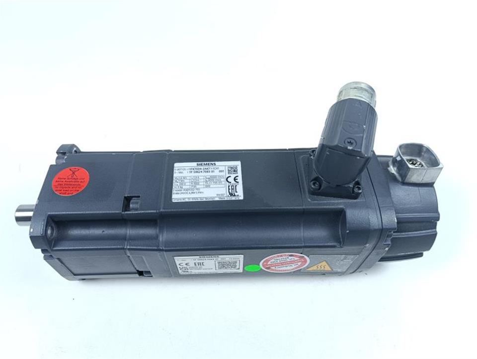 Siemens Servomotor 1FK7034-2AK71-1CH1 nmax 10,000 r/min TESTED NEUWERTIG