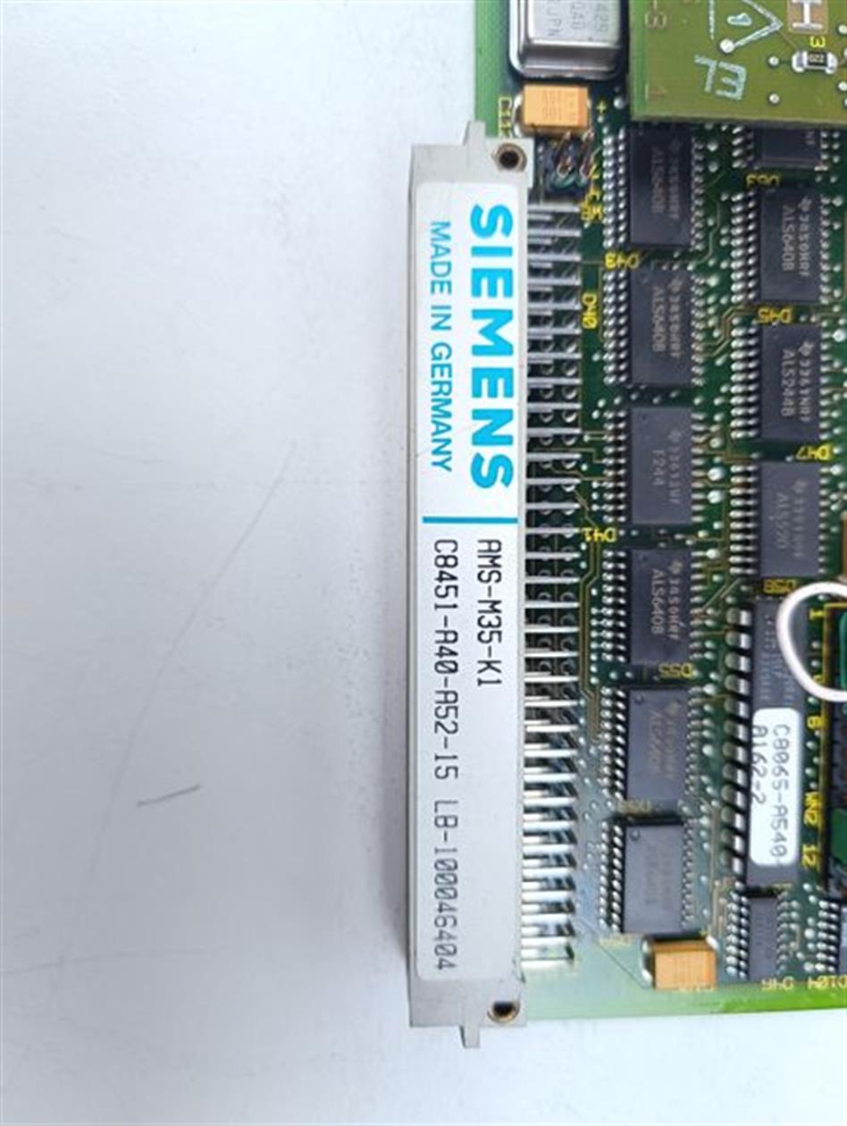 Siemens SICOMP AMS-M35-K1 Processor Module C8451-A40-A52-15 GEBRAUCHT