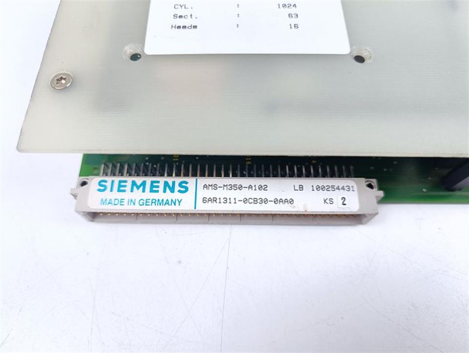 Siemens SICOMP AMS-M350-A102 MASS STORAGE MODULE 6AR1311-0CB30-0AA0 TOP ZUSTAND