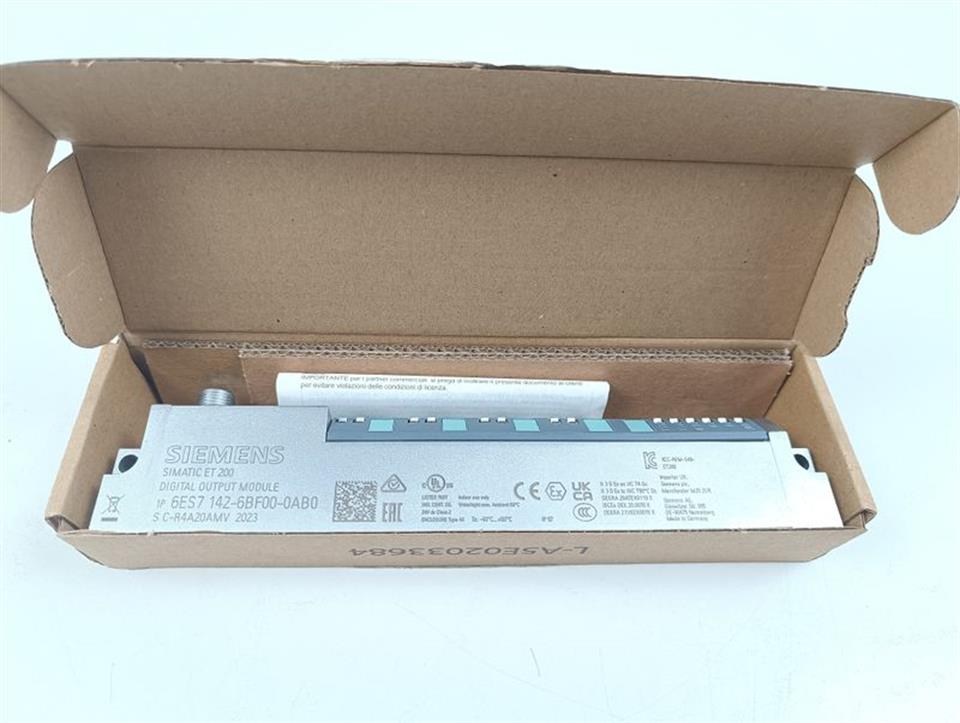 Siemens Simatic ET 200 Digital Output Module 6ES7 142-6BF00-0AB0 UNUSED OVP