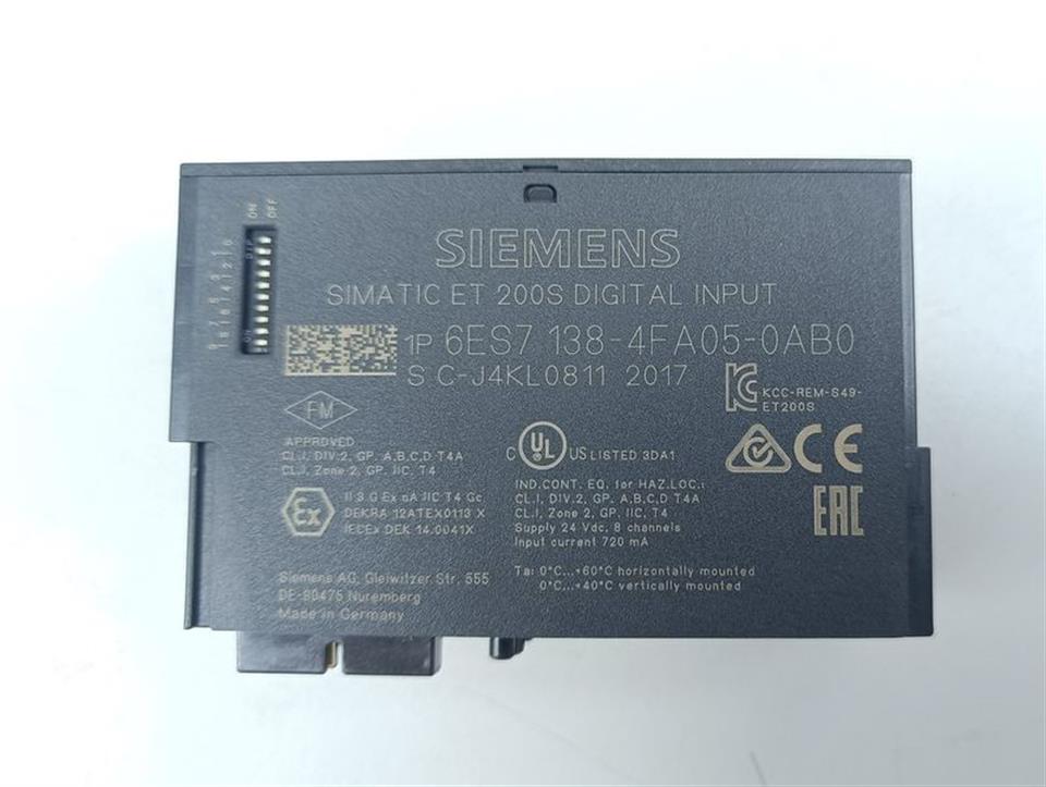 Siemens Simatic ET 200S 6ES7 138-4FA05-0AB0 E-St: 1 V6.0.3 TOP ZUSTAND