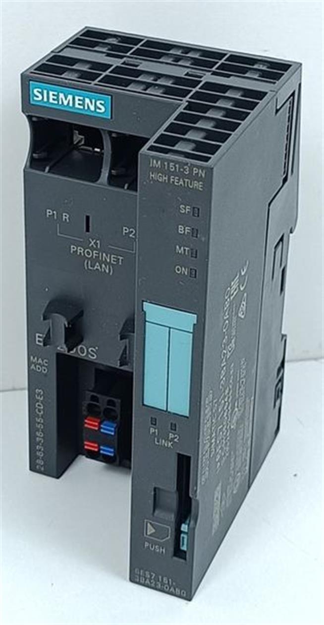 Siemens IM 151-3 PN High Feature 6ES7 151-3BA23-0AB0 ET 200S TESTED