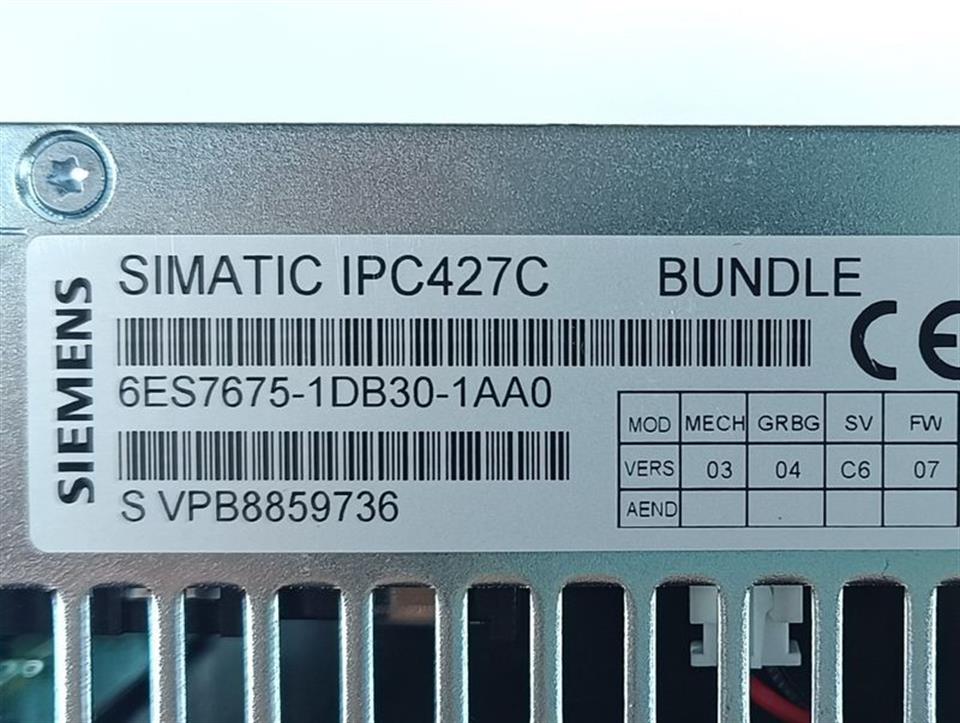 Siemens Simatic IPC427 6ES7675-1DB30-1AA0 TESTED NEUWERTIG