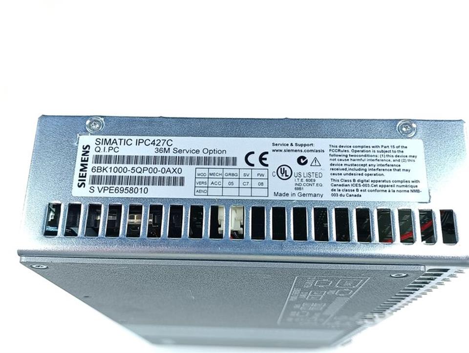 Siemens Simatic Microbox PC IPC427C 6BK1000-5QP00-0AX0 TESTED & TOP ZUSTAND