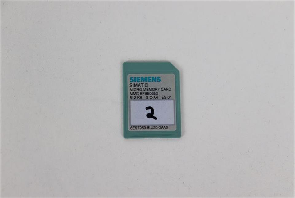 Siemens Simatic MMC 512KB 6ES7 953-8LJ20-0AA0 6ES7953-8LJ20-0AA0 TOP ZUSTAND
