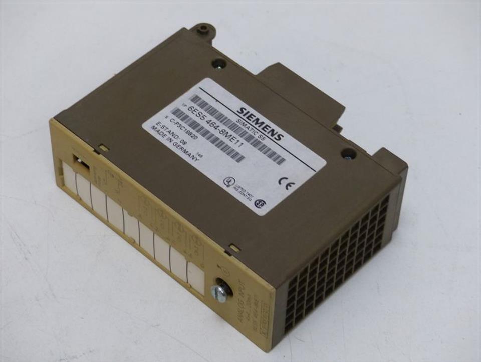Siemens Simatic S5 6ES5 464-8ME11 Analog Input 4x4....20mA E-St. 08 Top Zustand