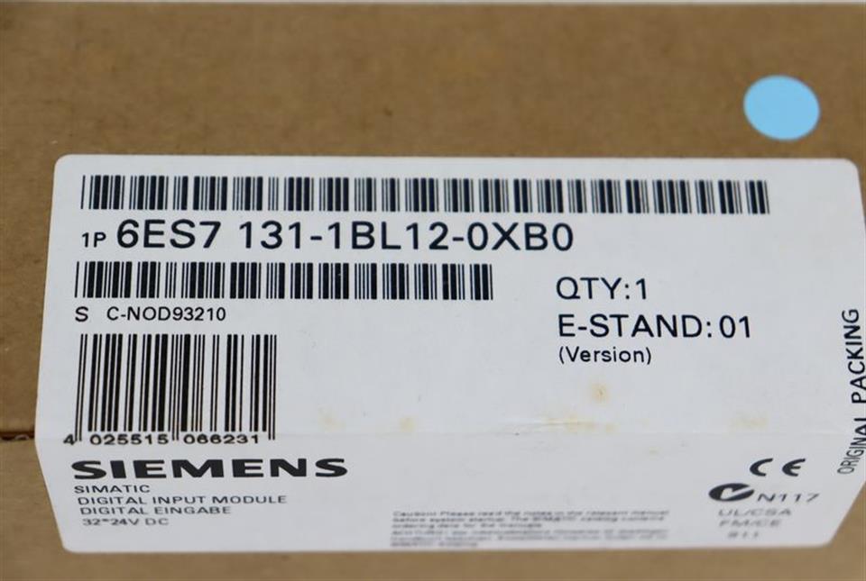 Siemens Simatic S7 6ES7 131-1BL12-0XB0 DI 32xDC24V UNUSED OVP SEALED
