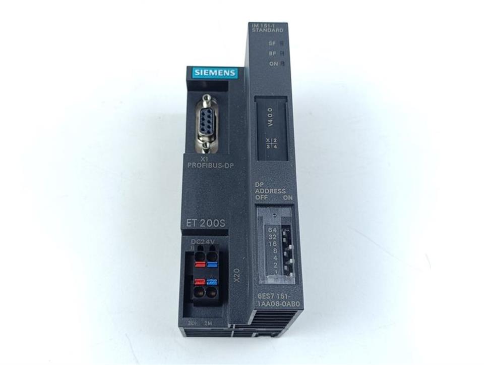 Siemens Simatic S7 ET 200S 6ES7 151-1AA06-0AB0 E-St: 1 V4.0.0 TESTED TOP ZUSTAND