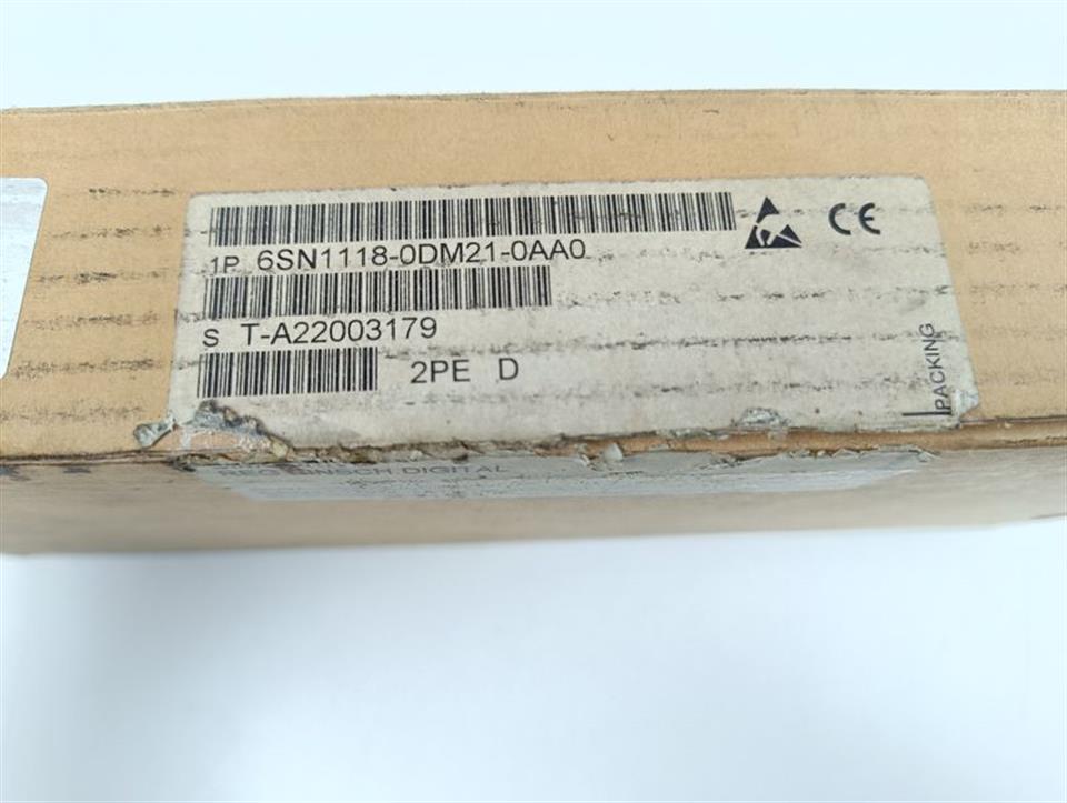 Siemens Simodrive 6SN1118-0DM21-0AA0 Regeleinschub Version: D TOP ZUSTAND & OVP