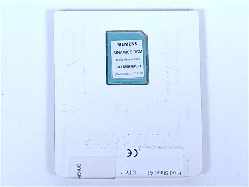 Siemens Sinamics 6RA8075-6DV62-0AA0-Z + 6RX1800-0AS01 TESTED & UNUSED OVP