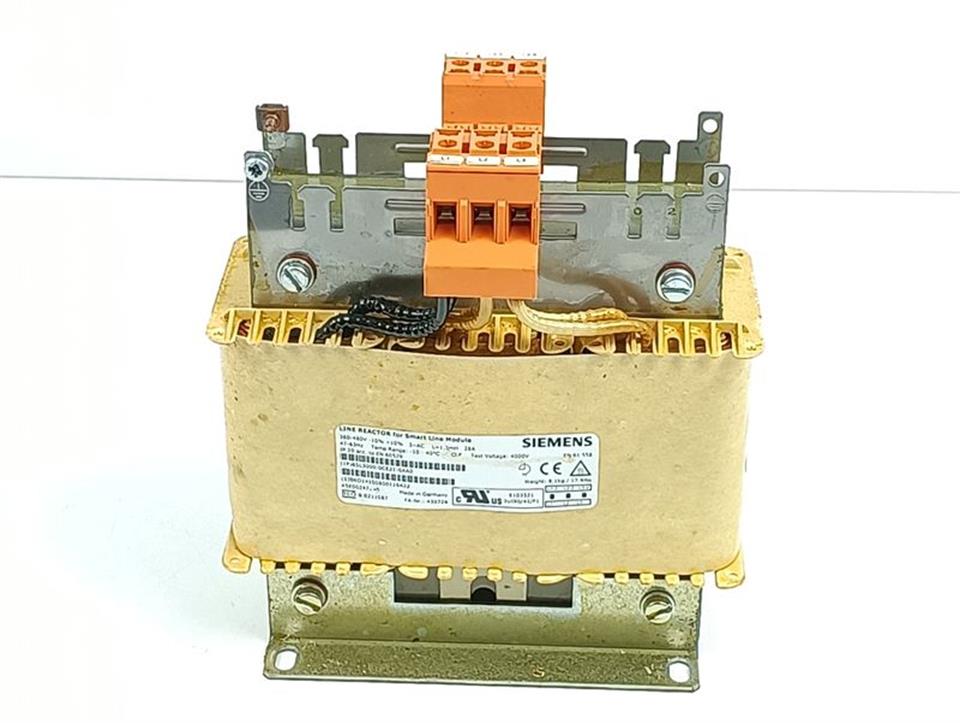 Siemens Sinamics 6SL3000-0CE21-0AA0 Commutation Reactor 5kW Smart Line Module