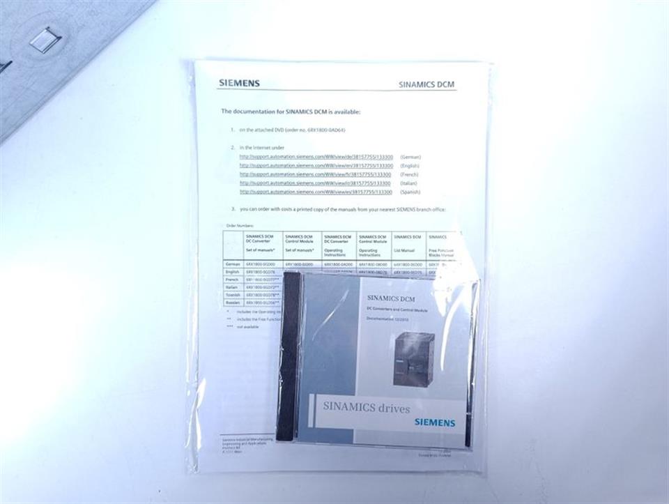 Siemens Sinamics DCM 6RA8025-6DS22-0AA0 UNUSED & OVP & TESTED