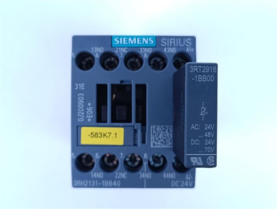 Siemens Sirius 1P3RH2131-1BB40+SG + 3RT2916-1BB00 TOP ZUSTAND