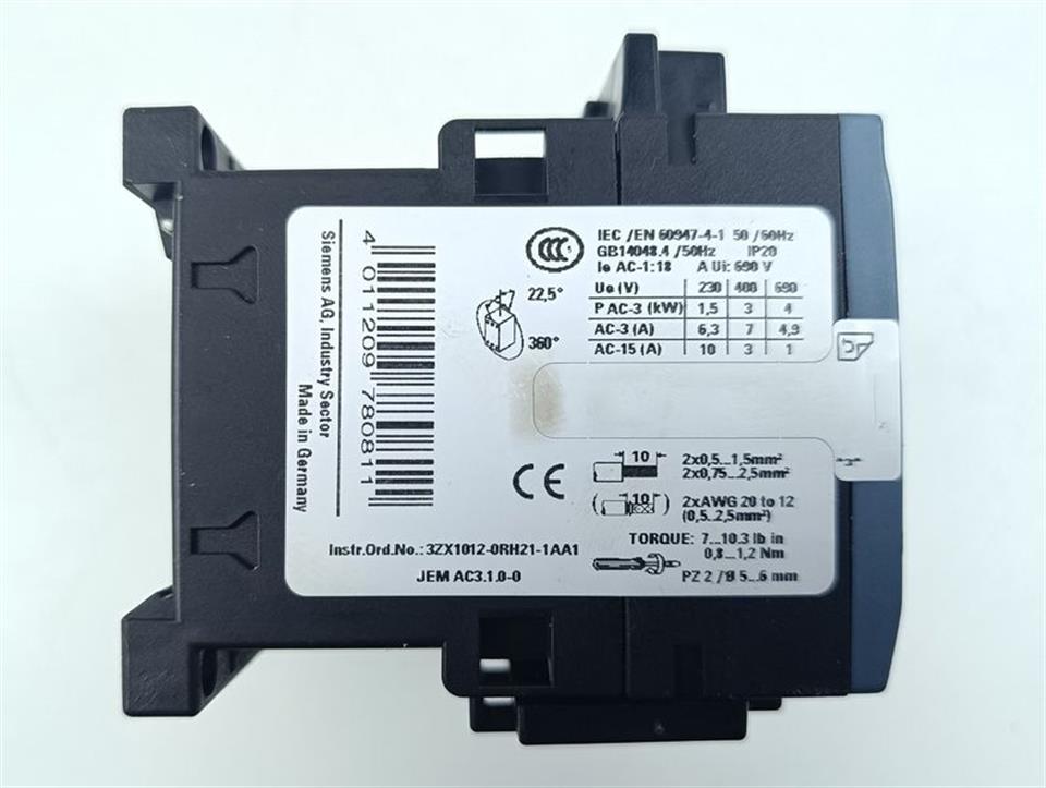 Siemens SIRIUS 2x 3RT2015-1BB42 E-St: 03 Top Zustand