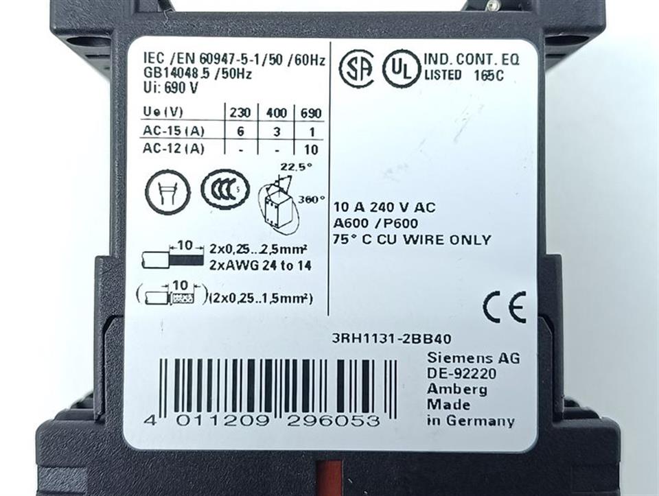 Siemens Sirius 3RH1131-2BB40 + 3RT1916-1EH00 TOP ZUSTAND