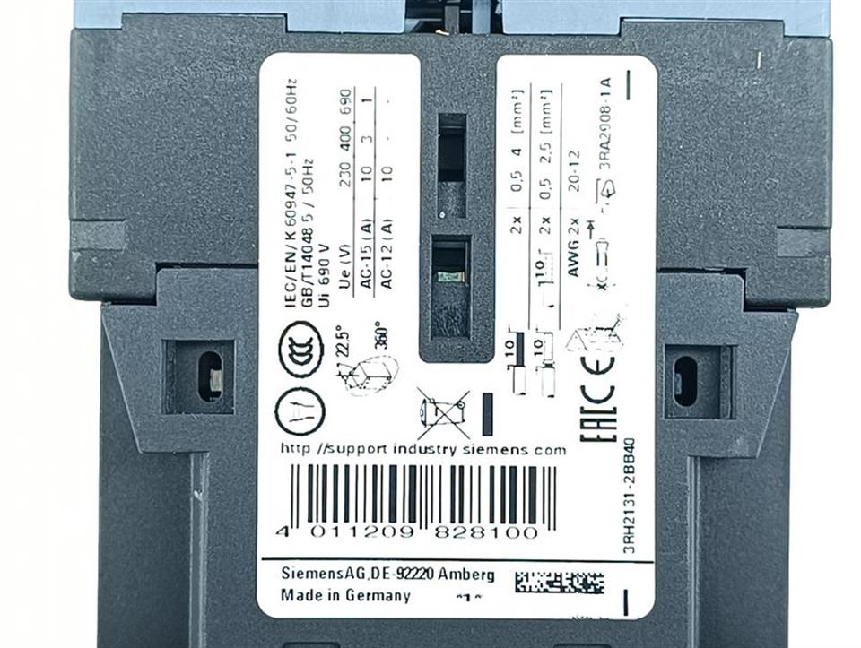 Siemens Sirius 3RH2131-2BB40 + 3RT2916-1EH00 TOP ZUSTAND