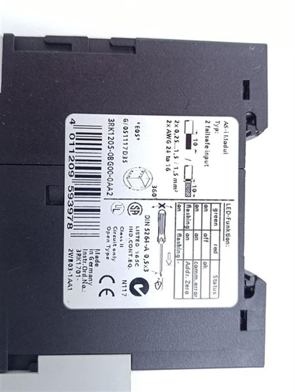 Siemens Sirius 3RK1205-0BG00-0AA2  E:05 Spannungsüberwachung TOP ZUSTAND