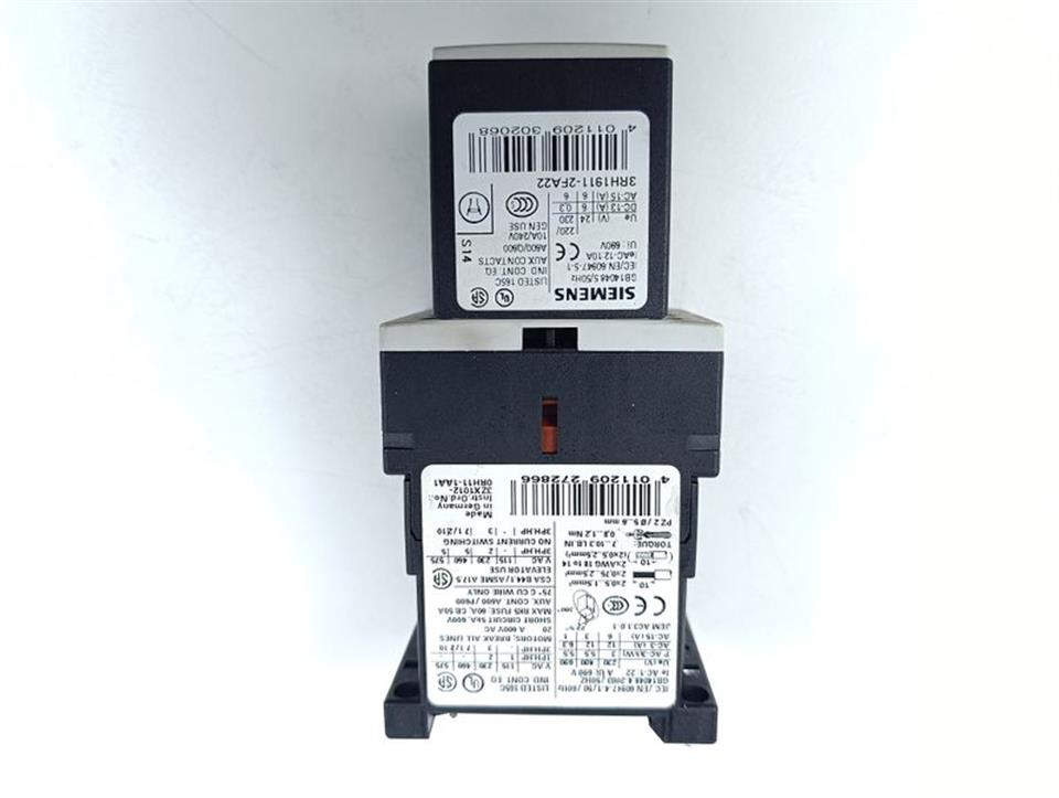 Siemens SIRIUS 3RT1017-1BB41 + 3RH1911-2FA22 + 3RT1916-1EH00 TOP ZUSTAND