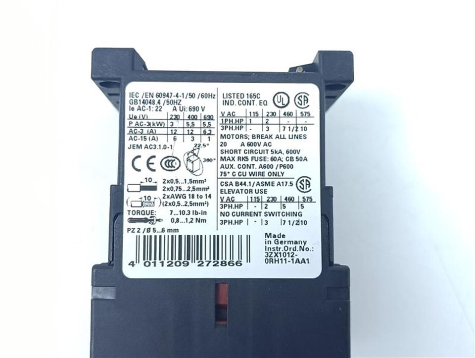 Siemens SIRIUS 3RT1017-1BB41 + 3RT1916-1DG00 TOP ZUSTAND