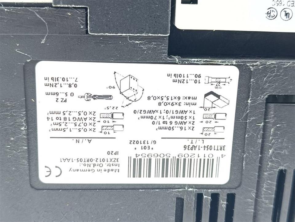 Siemens Sirius 3RT1054-1AP36 3RH1921-1DA11 RT1956-1CD00 3RH1921-2FA22 TOPZUSTAND
