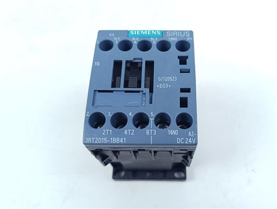 Siemens Sirius 3RT2015-1BB41 E-St: 03 Leistungsschütz DC 24V TOP ZUSTAND