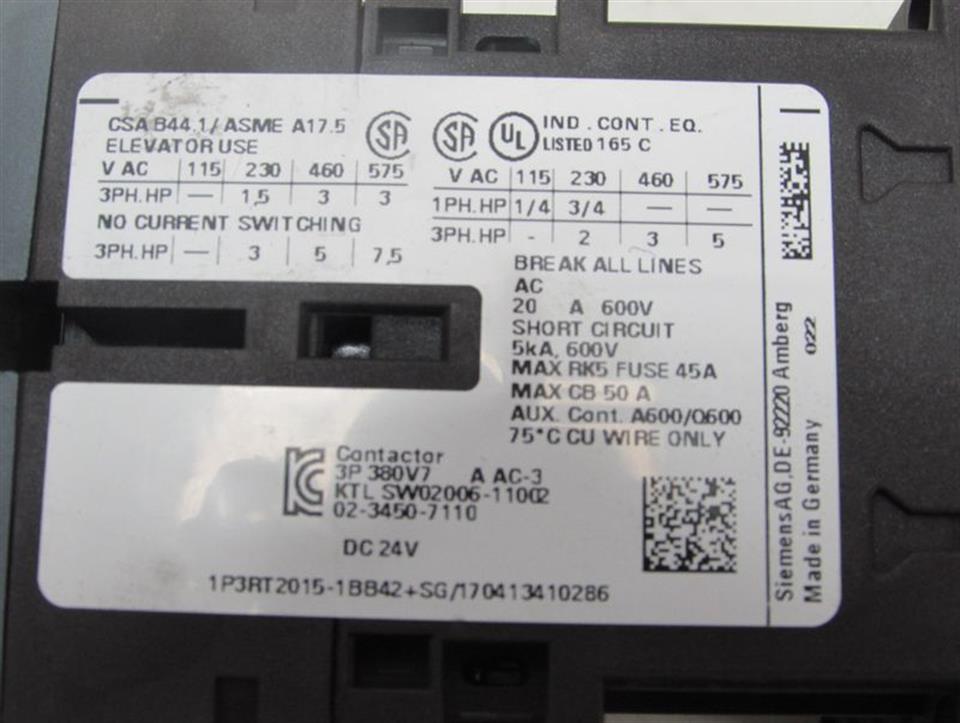 Siemens SIRIUS 3RT2015-1BB42 Top Zustand