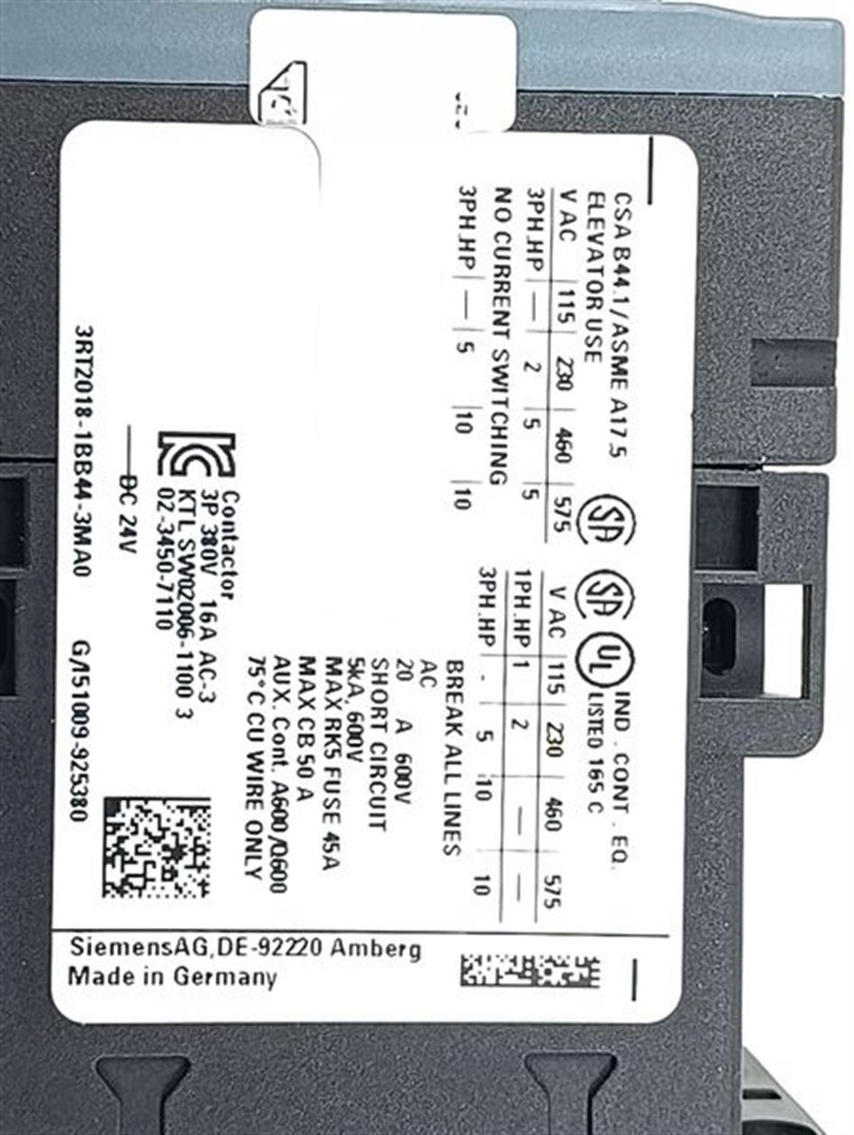 Siemens SIRIUS 3RT2018-1BB44-3MA0 + A8E56200509430  TOP ZUSTAND