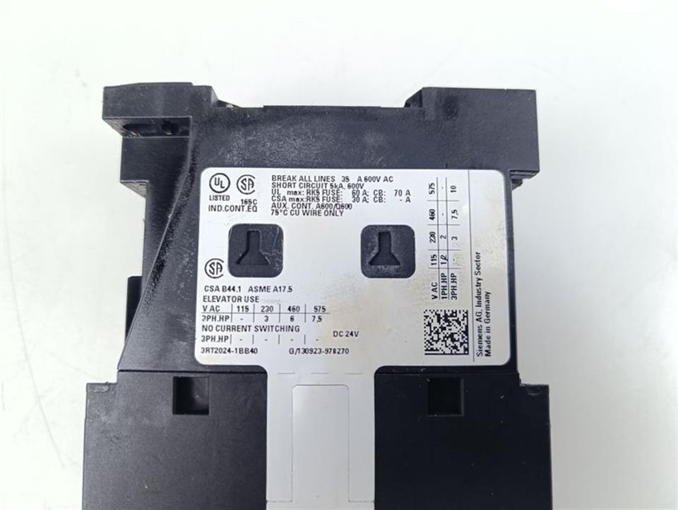 Siemens SIRIUS 3RT2024-1BB40 + 3RH2911-1GA22 GEBRAUCHT