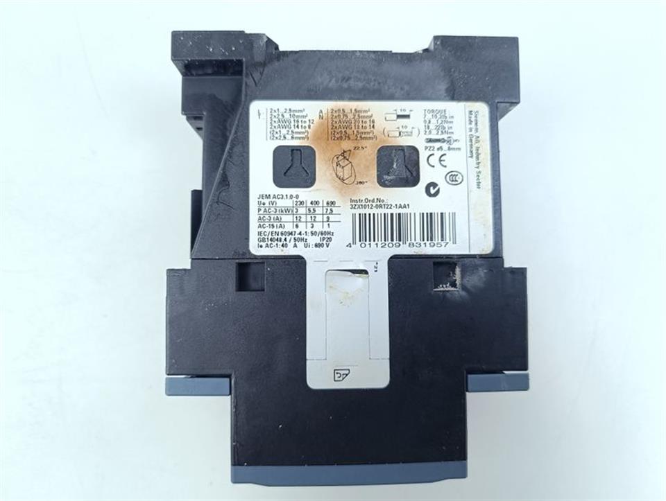 Siemens SIRIUS 3RT2024-1BB40 E-STAND: 02 GEBRAUCHT