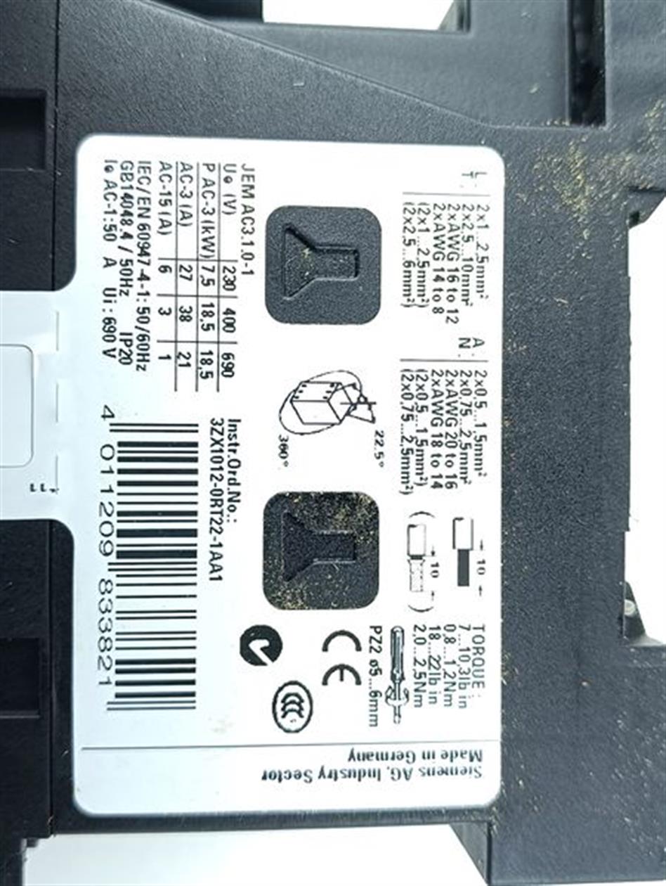 Siemens Sirius 3RT2028-1BB40 +3RH2911-1FA40  TOP ZUSTAND