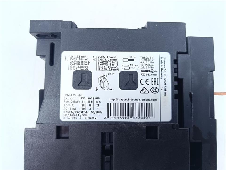 Siemens Sirius 3RT2028-1BB40 + 3RH2911-1HA22 TOP ZUSTAND