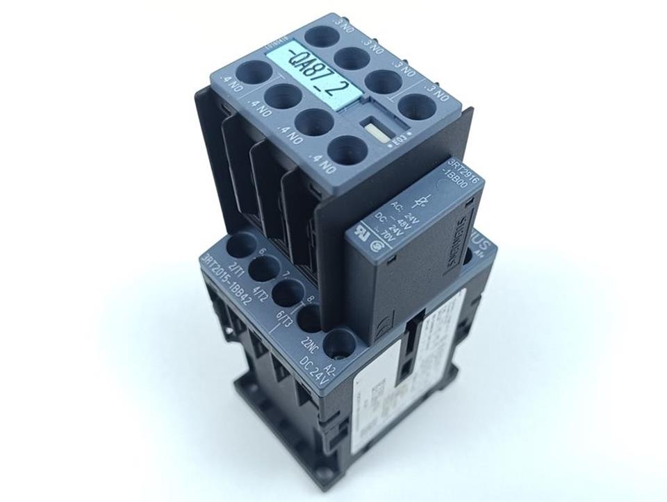 Siemens SIRIUS 3RV1011-0JA10 E09 + 3RT2015-1BB42 E06 + 3RT2916-1BB00 TOP ZUSTAND