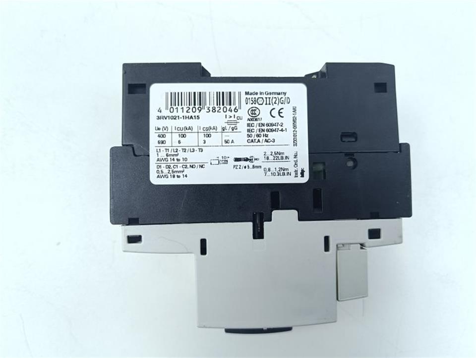 Siemens SIRIUS 3RV1021-1HA15 E:05 + 3RV 1901-1E  E:03 TOP ZUSTAND