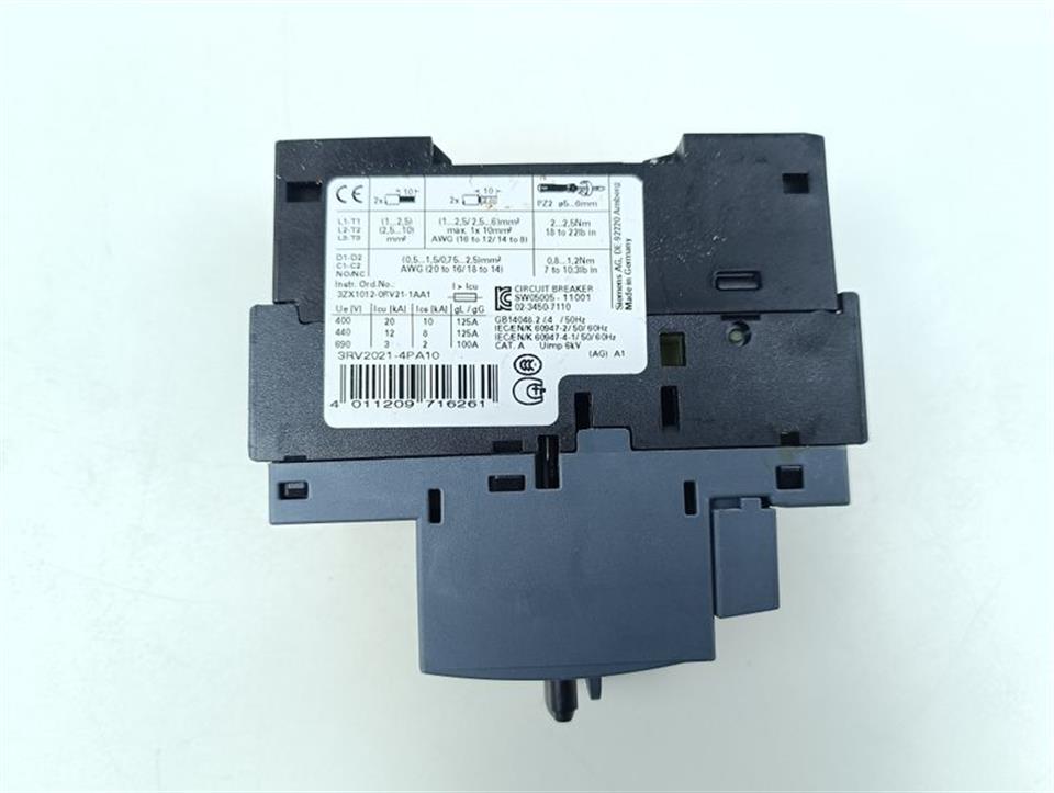 Siemens SIRIUS  3RV2021-4PA10 E01 TOP ZUSTAND