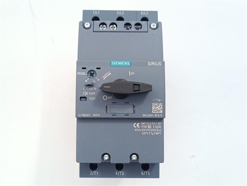 Siemens SIRIUS 3RV2041-4FA15 Leistungsschalter E01 TOP ZUSTAND