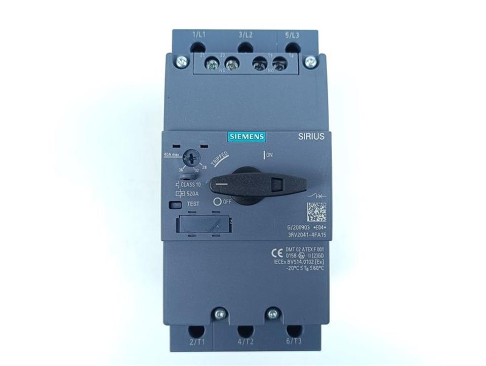 Siemens SIRIUS 3RV2041-4FA15 Leistungsschalter E04 TOP ZUSTAND