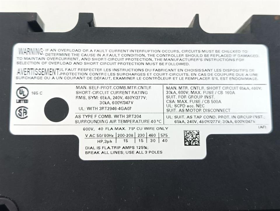 Siemens SIRIUS 3RV2041-4FA15 Leistungsschalter E04 TOP ZUSTAND