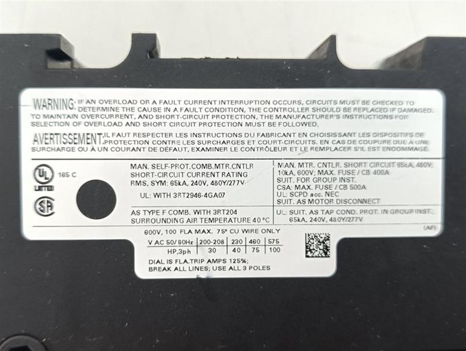 Siemens SIRIUS 3RV2041-4MA15 Leistungsschalter E04 TOP ZUSTAND