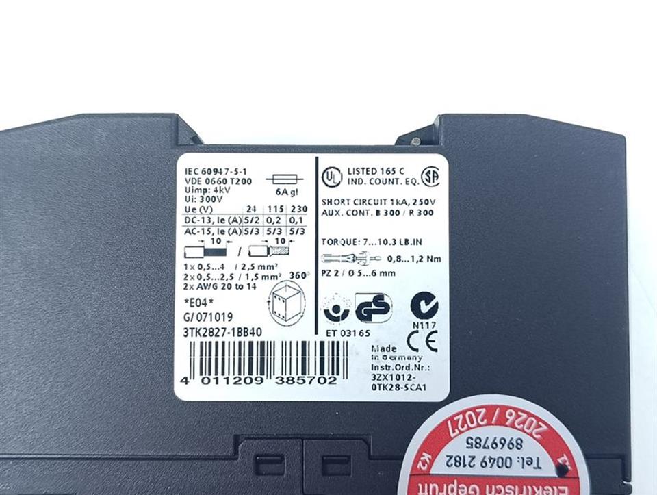 SIEMENS SIRIUS 3TK28 3TK2827-1BB40 TESTED & TOP ZUSTAND