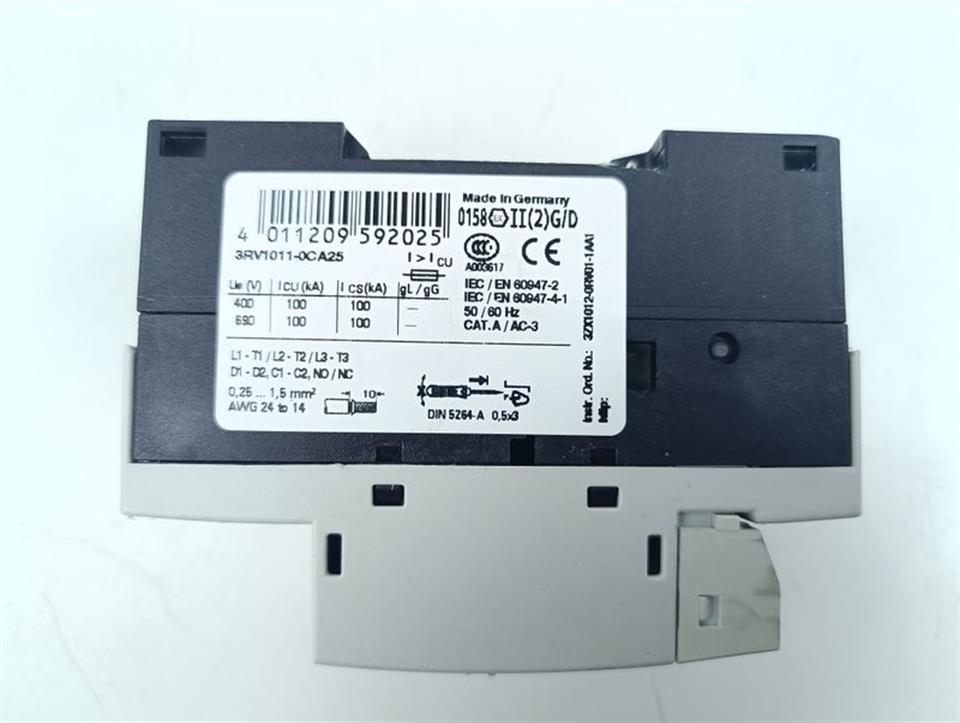 Siemens Sirius Leistungsschalter 3RV1011-0CA25 E05 TOP ZUSTAND