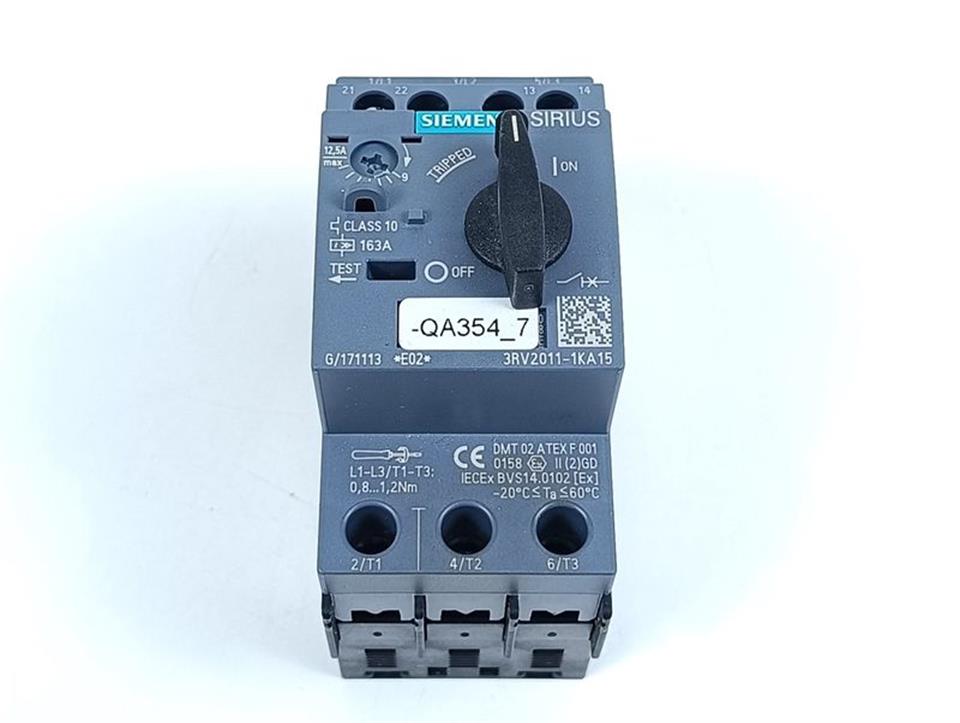 Siemens Sirius Leistungsschalter 3RV2011-1KA15 Top Zustand