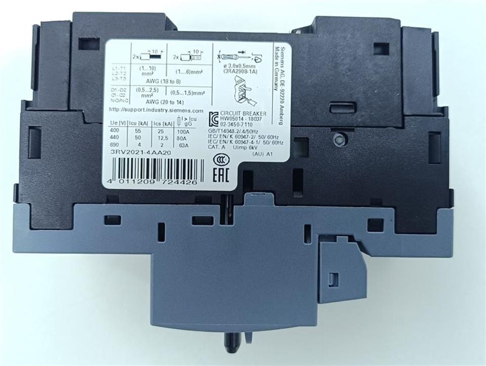 Siemens SIRIUS Leistungsschalter 3RV2021-4AA20 TOP ZUSTAND