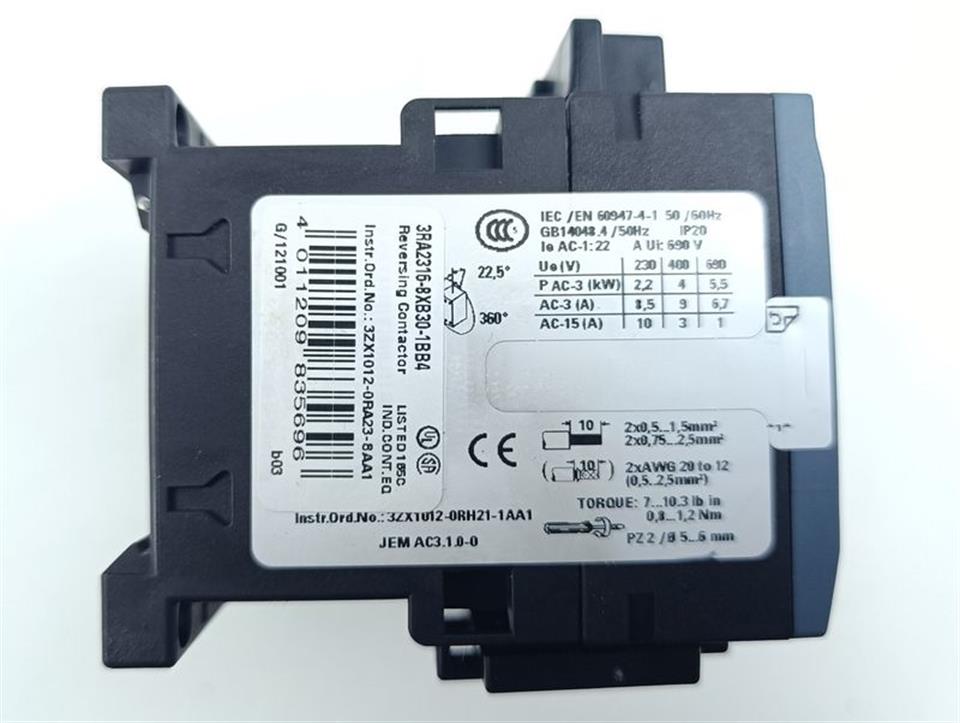 Siemens Sirius Leistungsschütz 2x 3RT2016-1BB42 E-St: 04 TOP ZUSTAND