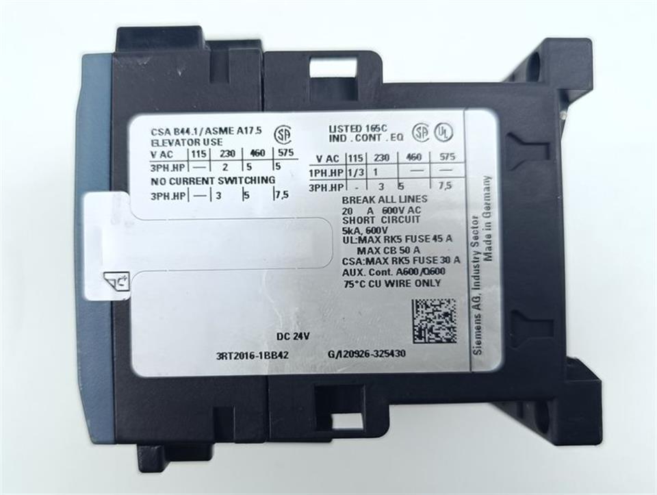 Siemens Sirius Leistungsschütz 2x 3RT2016-1BB42 E-St: 04 TOP ZUSTAND