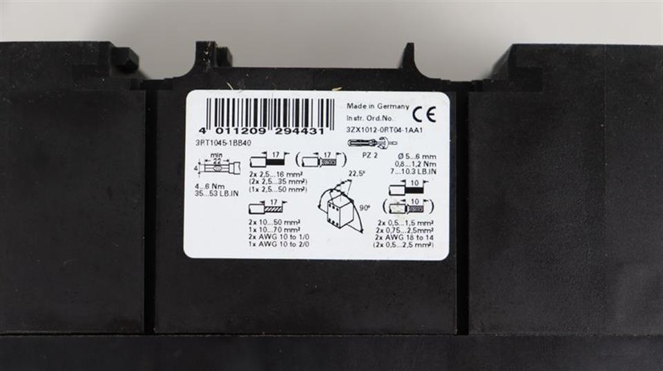 Siemens SIRIUS Leistungsschütz 3RT1045-1AP04 + 3RH1921-1HA22 TOP ZUSTAND