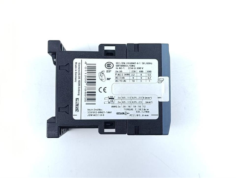 Siemens Sirius Leistungsschütz 3RT2016-1BB42 TOP ZUSTAND