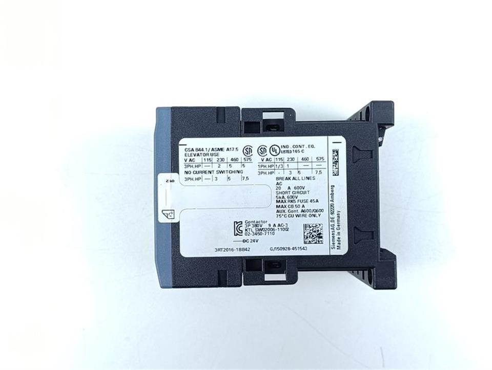 Siemens Sirius Leistungsschütz 3RT2016-1BB42 TOP ZUSTAND