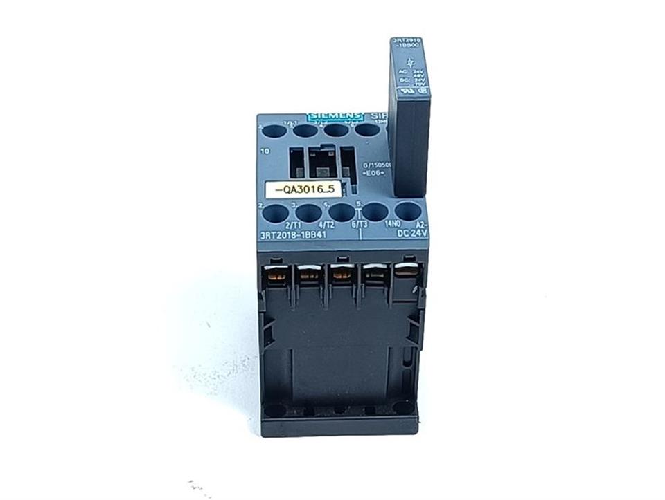 Siemens Sirius Leistungsschütz 3RT2018-1BB41 + 3RT2916-1BB00 TOP ZUSTAND