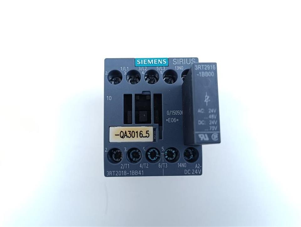 Siemens Sirius Leistungsschütz 3RT2018-1BB41 + 3RT2916-1BB00 TOP ZUSTAND