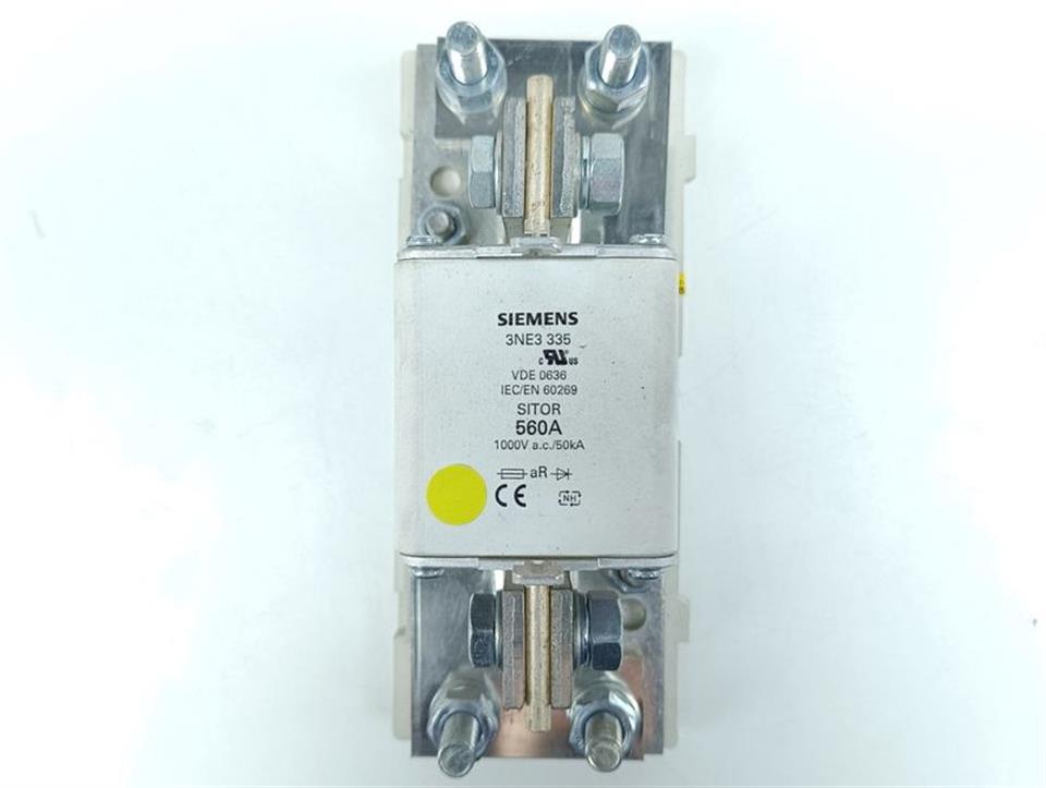 Siemens SITOR 3NE3 335 Befestigung 3NE3335 560A 1000VAC/50kA TOP ZUSTAND